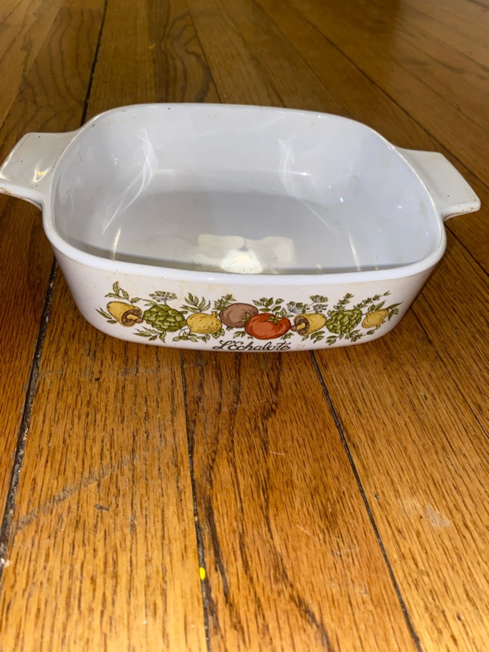 Vintage CorningWare A1-B Spice Of Life L’Echalote 1 Quart QT Casserole Dish